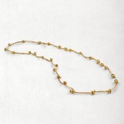 Guld halskde med bevgelige led