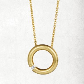 Tension-set brillant vedhng med brillant