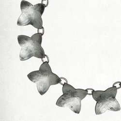 Stjerneblomst s�lv halsk�de