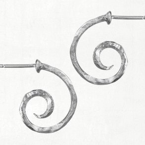 Organic spiral-rering i slv