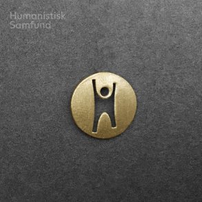 Lille forgyldt slv pin